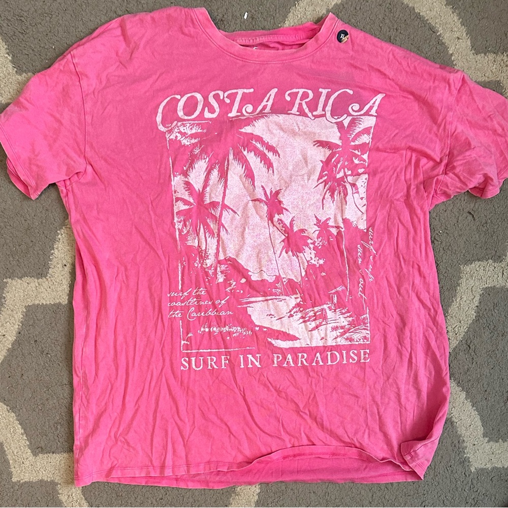 Hollister Pink Graphic T-Shirt